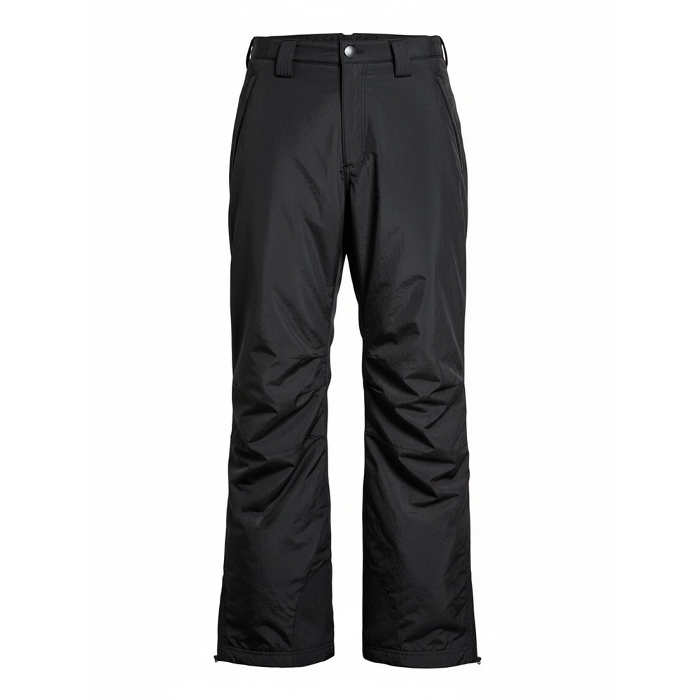 Kaelin Ski Pants Womens Black Insulated High Rise Nylon Snow Pants Vintage